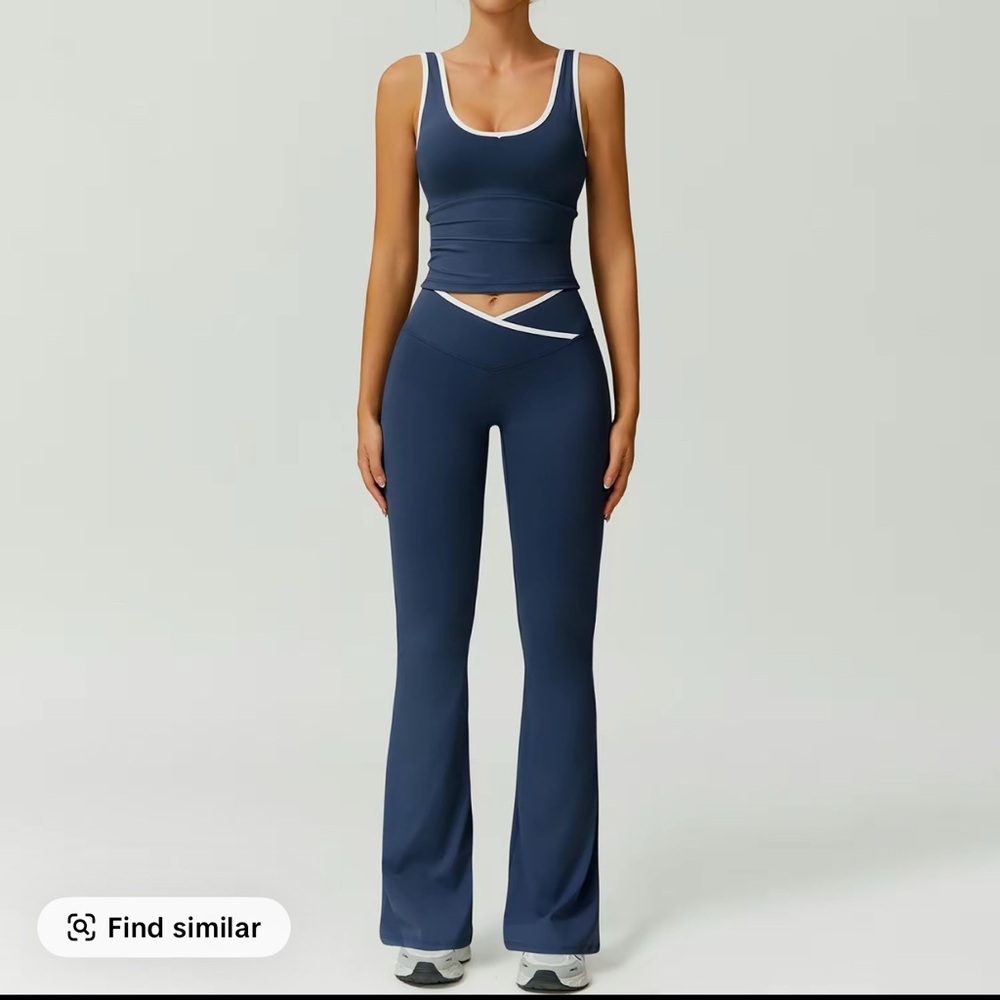Stylish Navy Blue Flare Jumpsuit